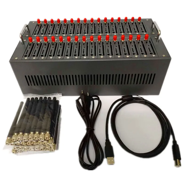 Best quality bulk sms gateway modem pool M35 M26 module 32 port gsm modem pool