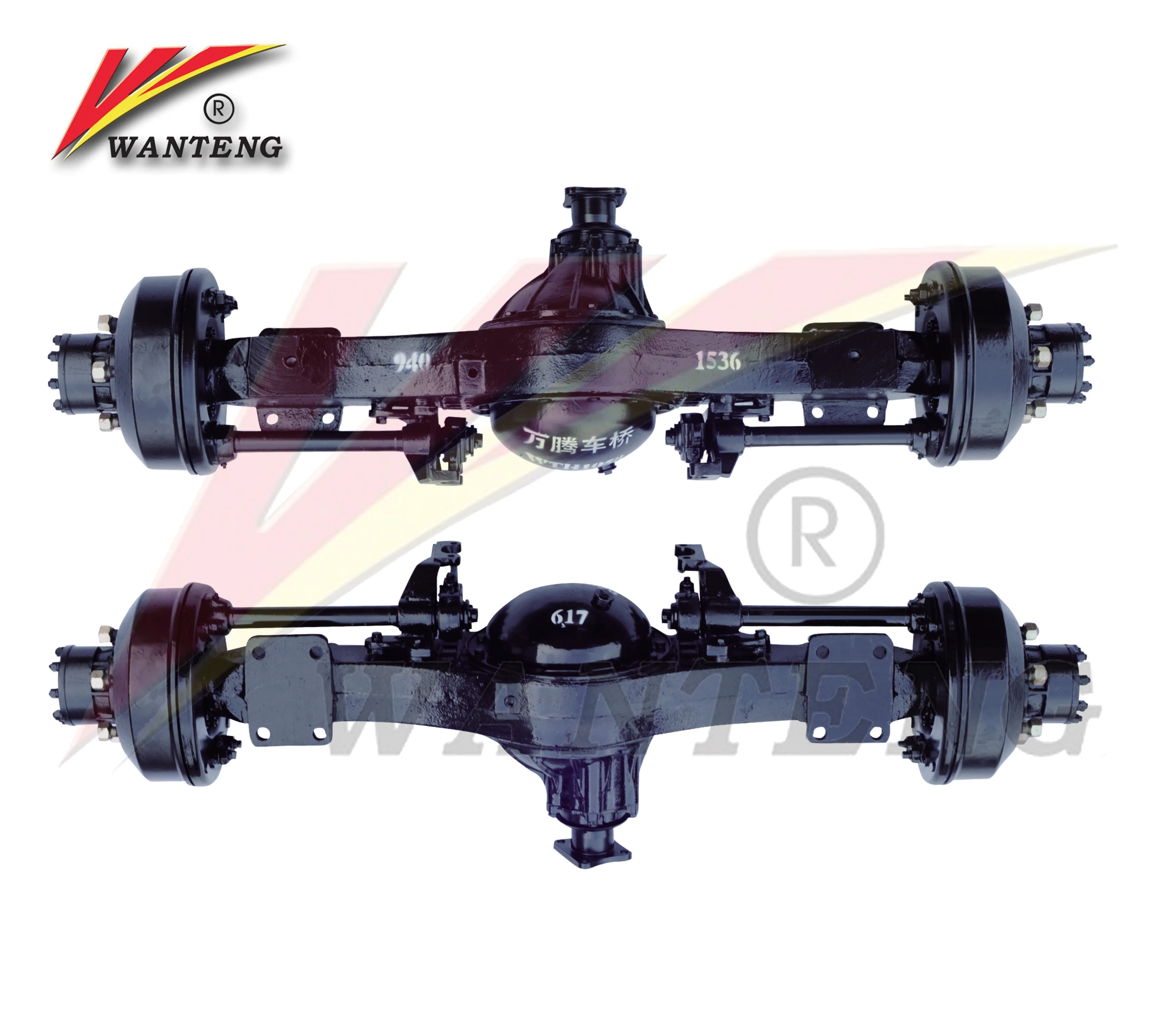 4X4 New OEM tractor Double Hydraulic Rear Drive Axle With Air Brake