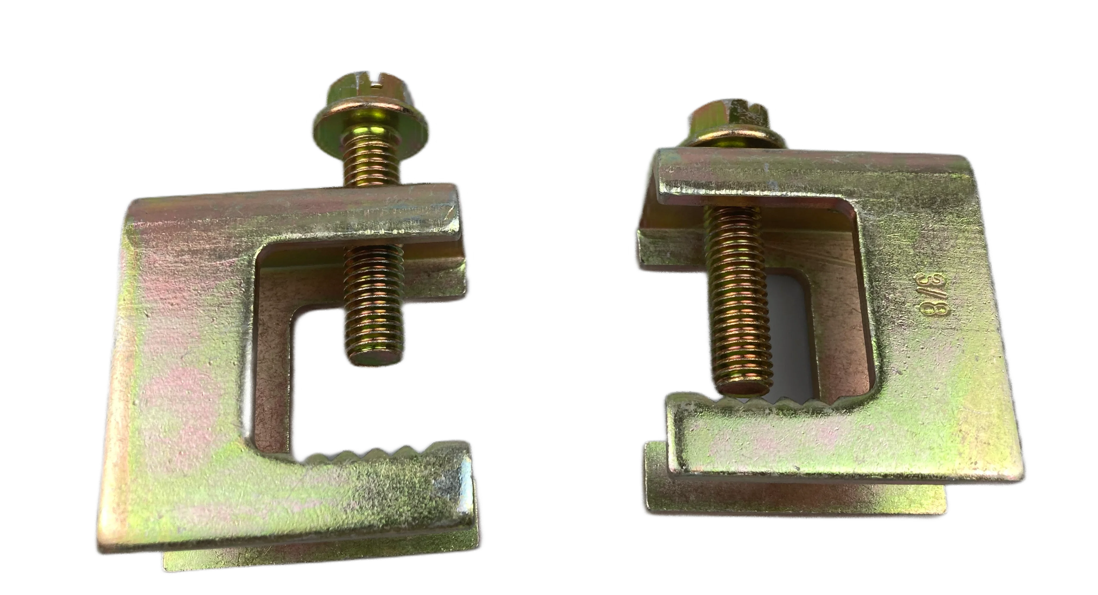 Wholesale cast iron beam clamp customized electro-galvanized/hot-dip galvanizing steel beams clamp unistrut fastener