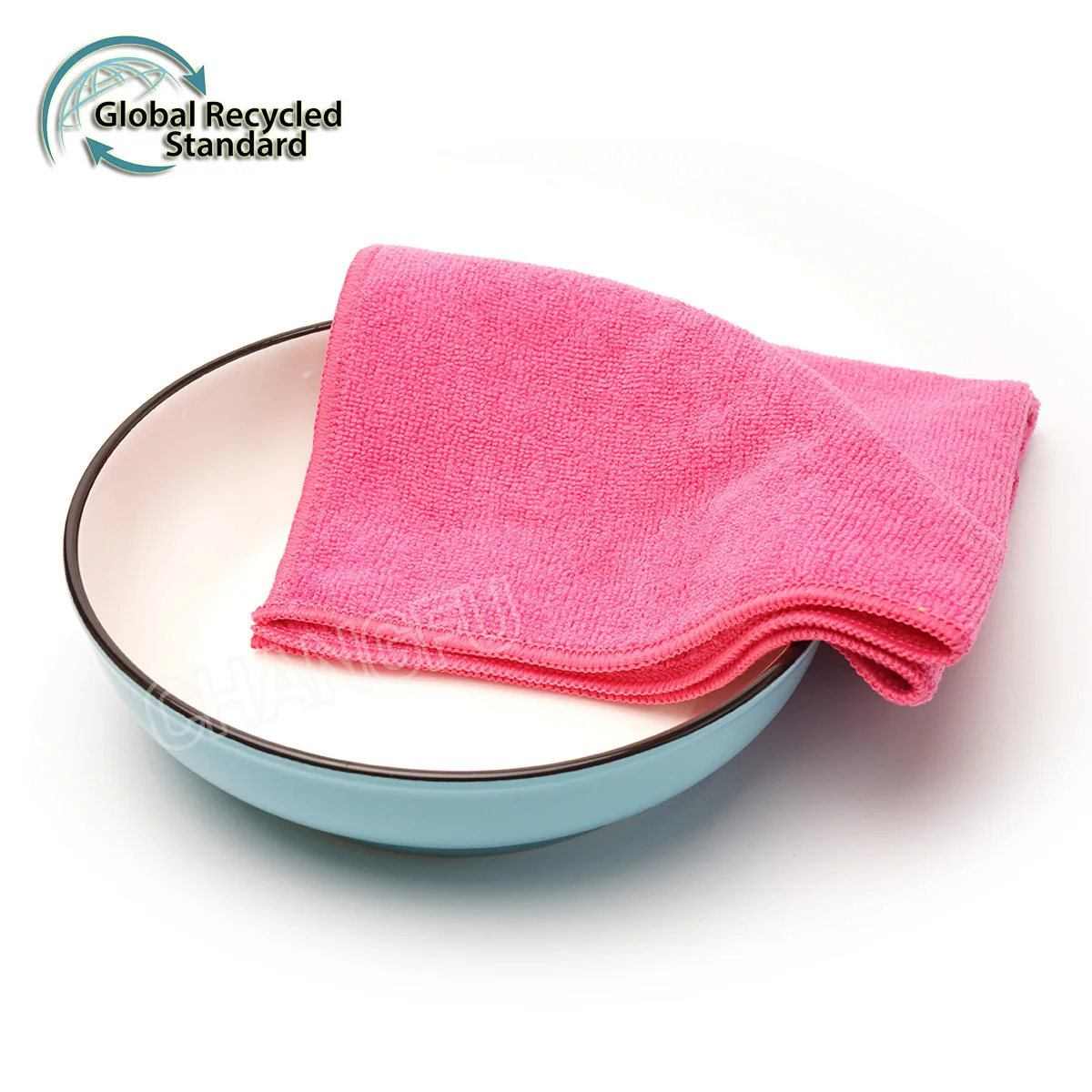Eco-frienly GRS Microfiber Napkin Microfiber Cloth For Cleaning