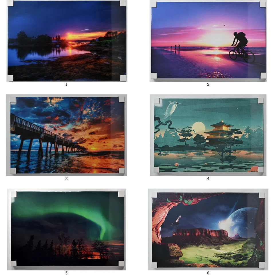 Hotel Wall Hanging Ultra-clear Sky Sea Scenery Custom Design Canvas Printing Wall Painting For Home Decor