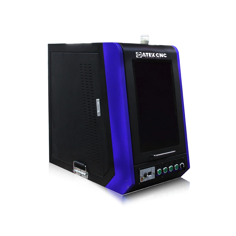 Safe Durable Large Format Mark X LOGO Enclosed Fiber Laser Marking Machine