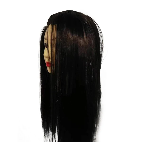 Mannequin Hair For Training Head Professional Styling Head 100% Heat Temperature Fiber Hair 22inch Long Thick Smooth Braid Train
