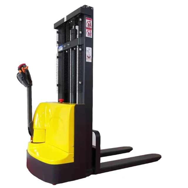 1 ton dc power electric stacker truck 2.5t forklift stacker 1500 kg
