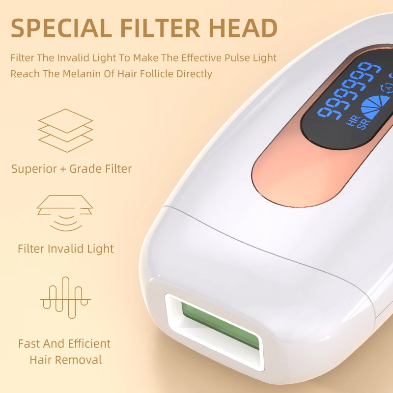 Popular Products 2024 Home Use PortableIce Cooling Ipl Hair Removal Machine Laser Hair Remover Epilator Deice For Women Body