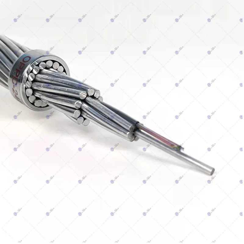 Волоконно-оптический кабель opgw g655 opgw g652d с хорошей структурой, одномодовый волоконно-оптический кабель, оптоволоконный кабель opgw кв