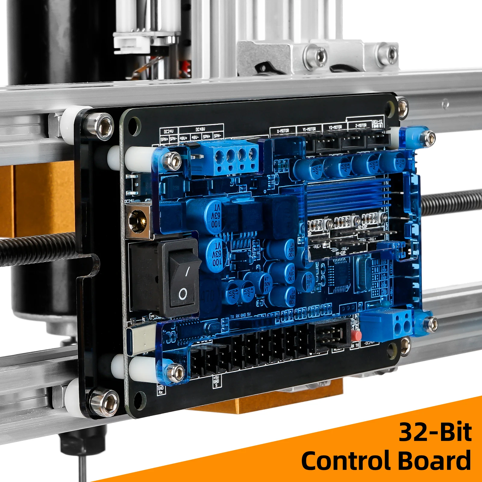 Reliable CNC Router 3018 Pro Max 500w spindle motor with 5.5w and 10W Laser for Advanced Wood and Metal Cutting