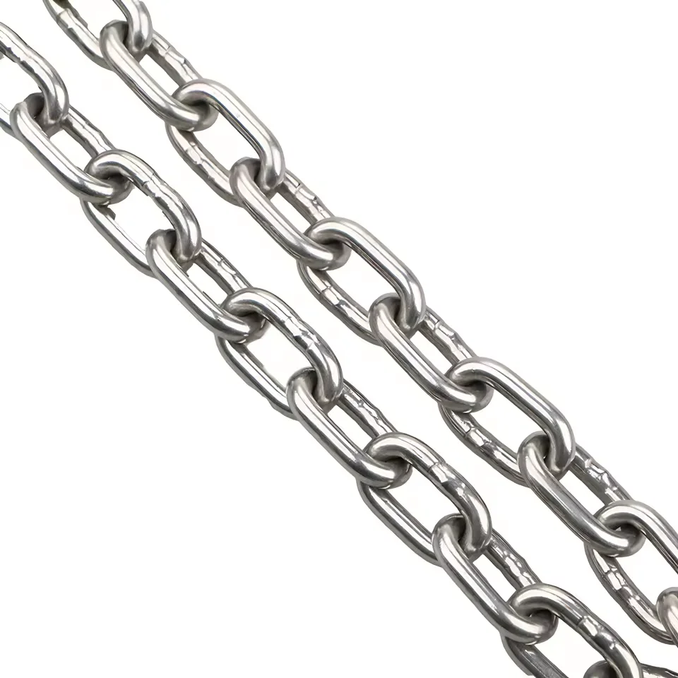 Stainless Steel Chain SS304/316 DIN5685 Short/Long Link Chain