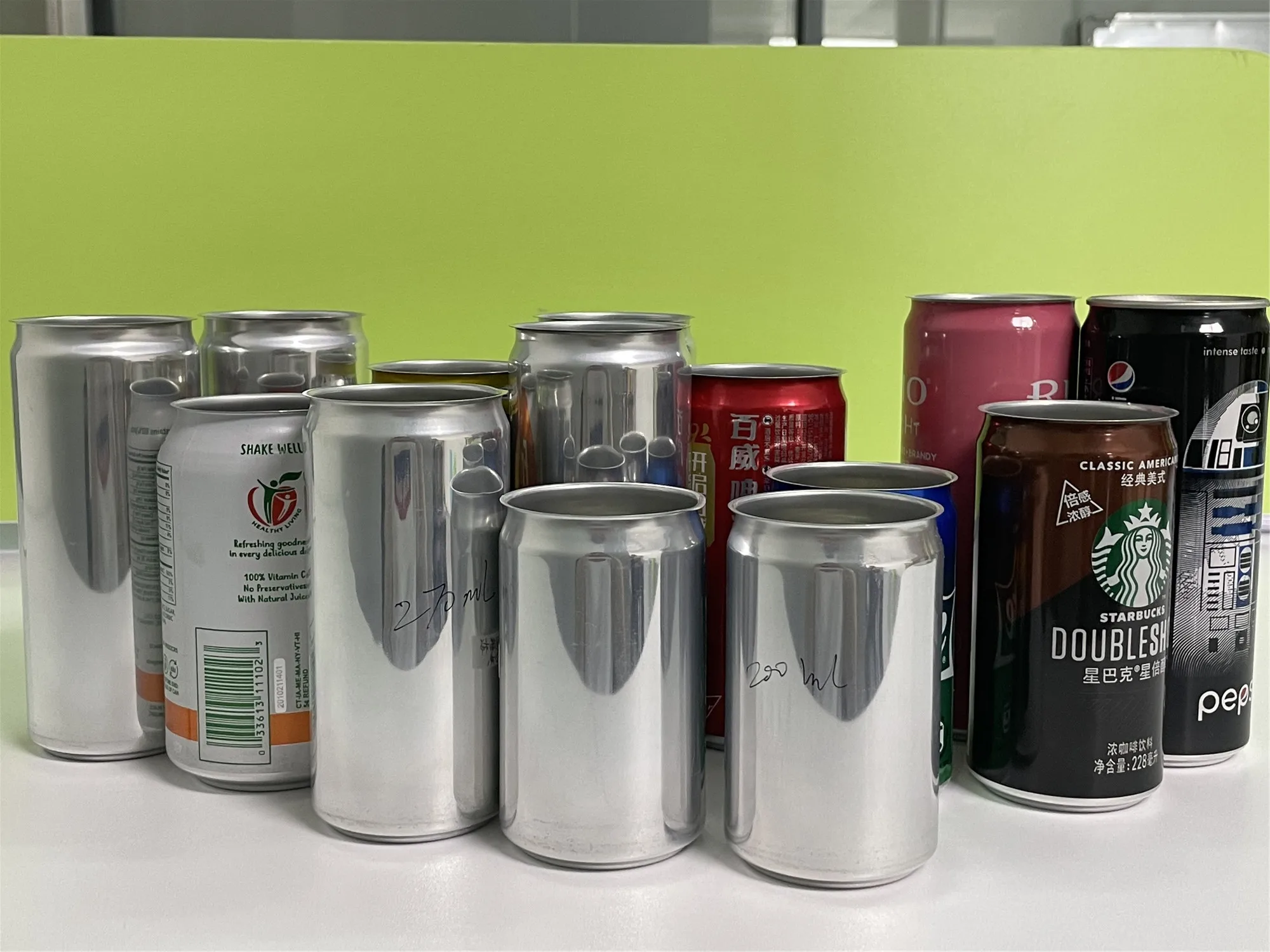 Beverage bottle customization aluminium sleek cans beverage for soda coca food fruit manufacturer empty can