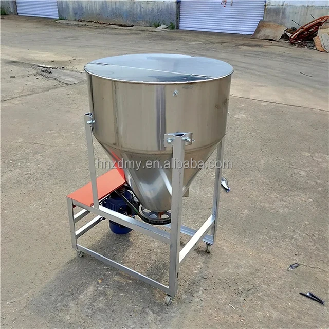 Throughout Stainless steel fertilizer grain seed feed mixer animal feed crusher poultry cattle livestock vertical feed mixer