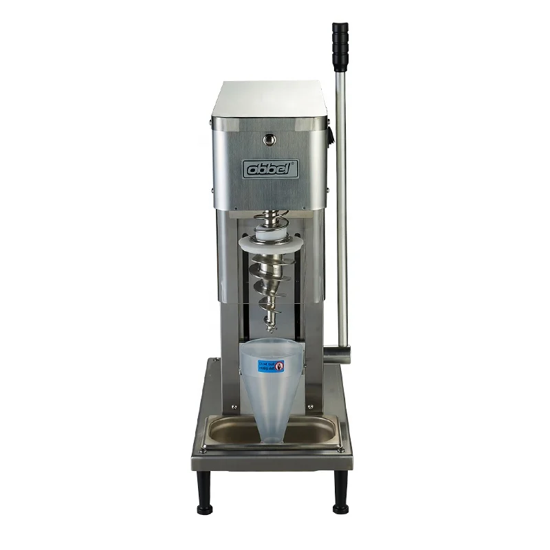 Flavors manual blending real fruit ice cream machine