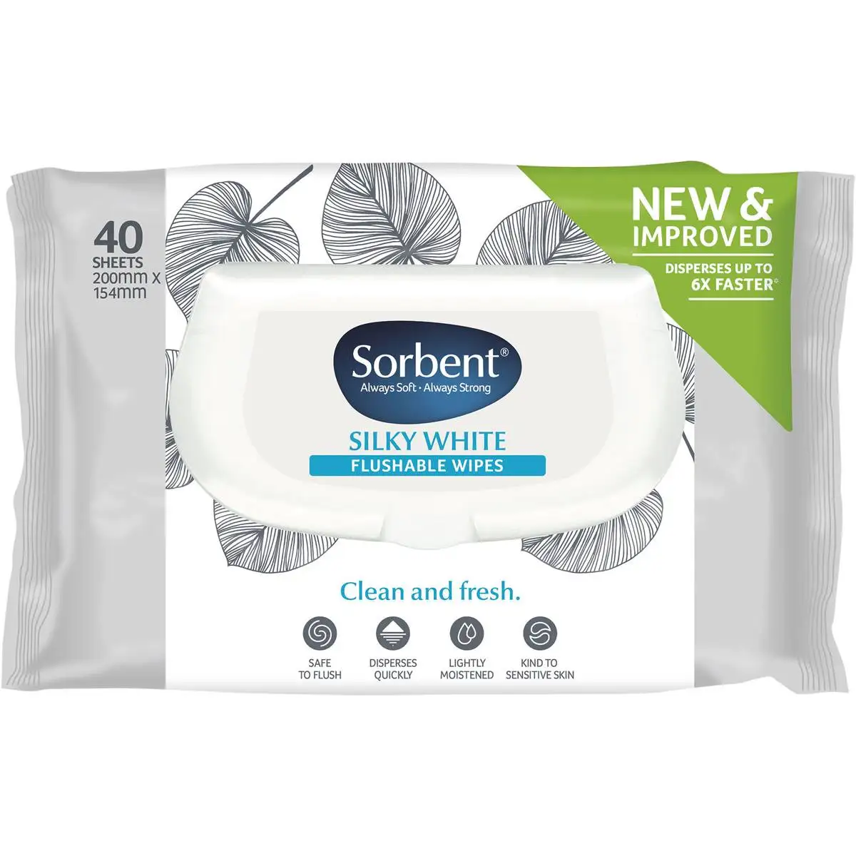Sensitive Skin Friendly Bamboo Wipes Baby Flushable Wet Wipes