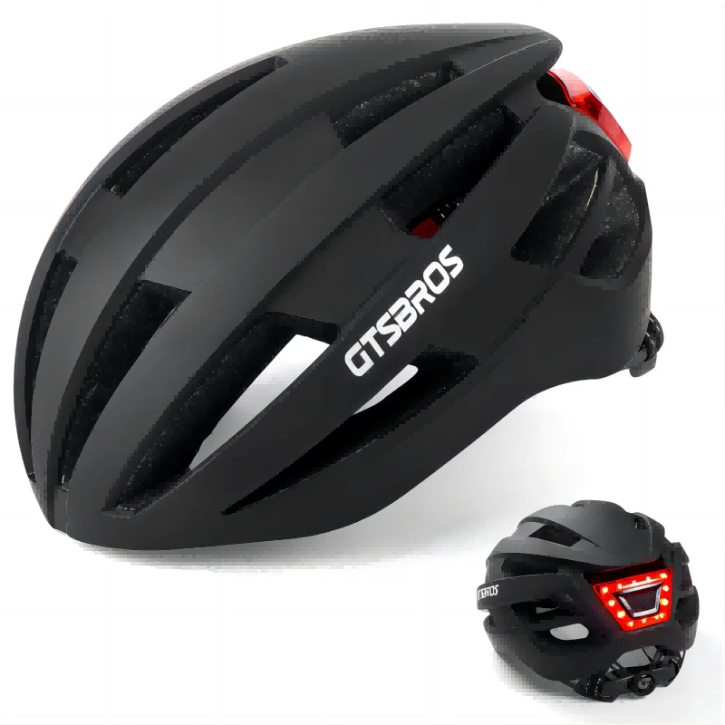 CE CPSC Approved OEM ODM Adult Bicycle Helmet LED Light Rechargeable In-mold Road Riding Bike Helmet With Lights