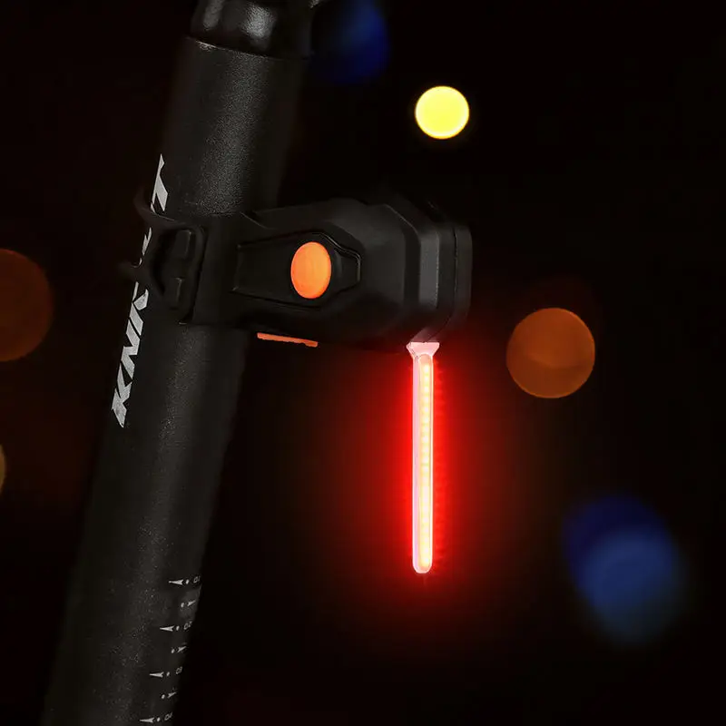 Multiple Shapes Bike Creative Dripping Tail Light Night Riding USB Rechargeable Mountain Bicycle Tail Light