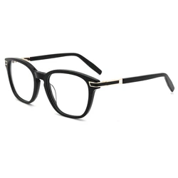 VIFF MB1045 Square Acetate Frames Key Hole Vintage Thin Eye Glasses High Quality Optical Stainless Frame 2022