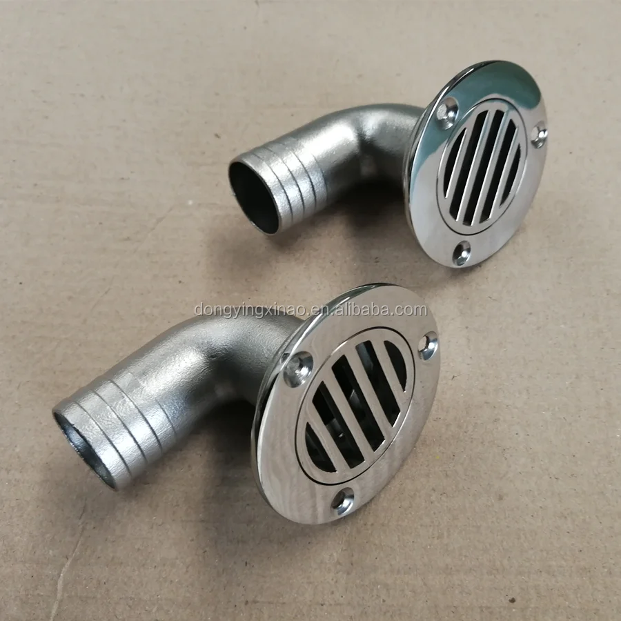 
hot sale 316 stainless steel scuppers and cockpit drains for boat 
