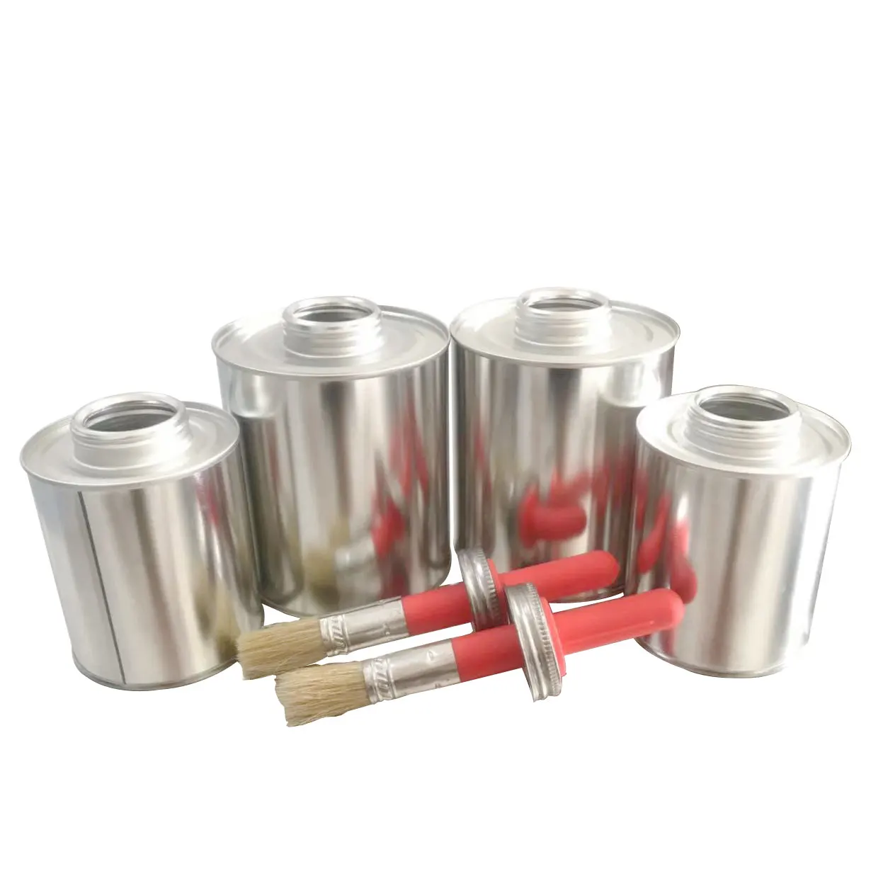 947ml/32 oz round metal  tin can rubber cone for glue hoof oil container equestrian sector