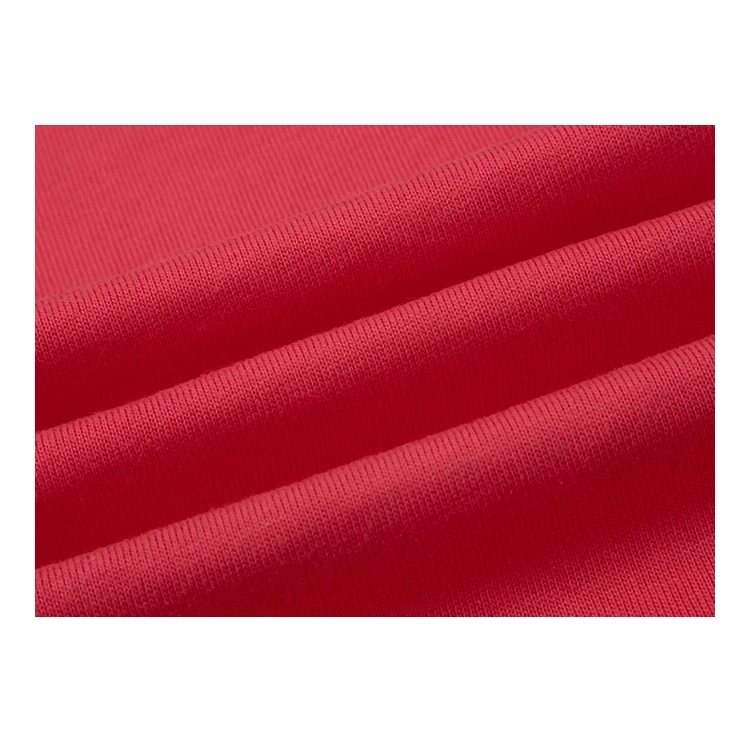 polyester knit fabric Recycle high stretch Best Sell 100D dty milk silk micro KF643 140gsm polyester spandex knitted fabric