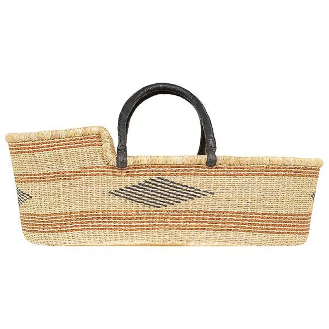 Babies Crib Bed with straw grass material / GK125