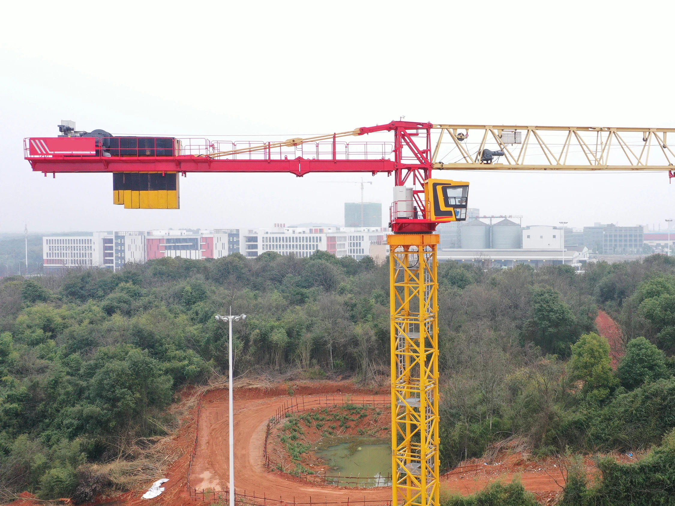 Top Brand 10 ton SFT160 Tower Crane Flat Top Crane for Sale