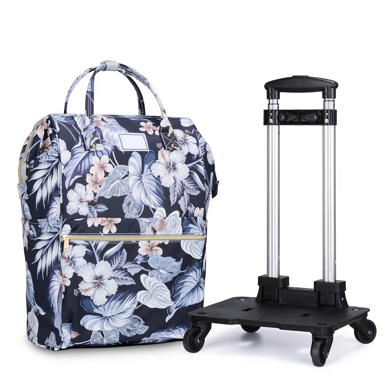 2024 New Design 2pcs Set Cheap Waterproof Wheel Bagpack Universal Suitcase Travel Bag