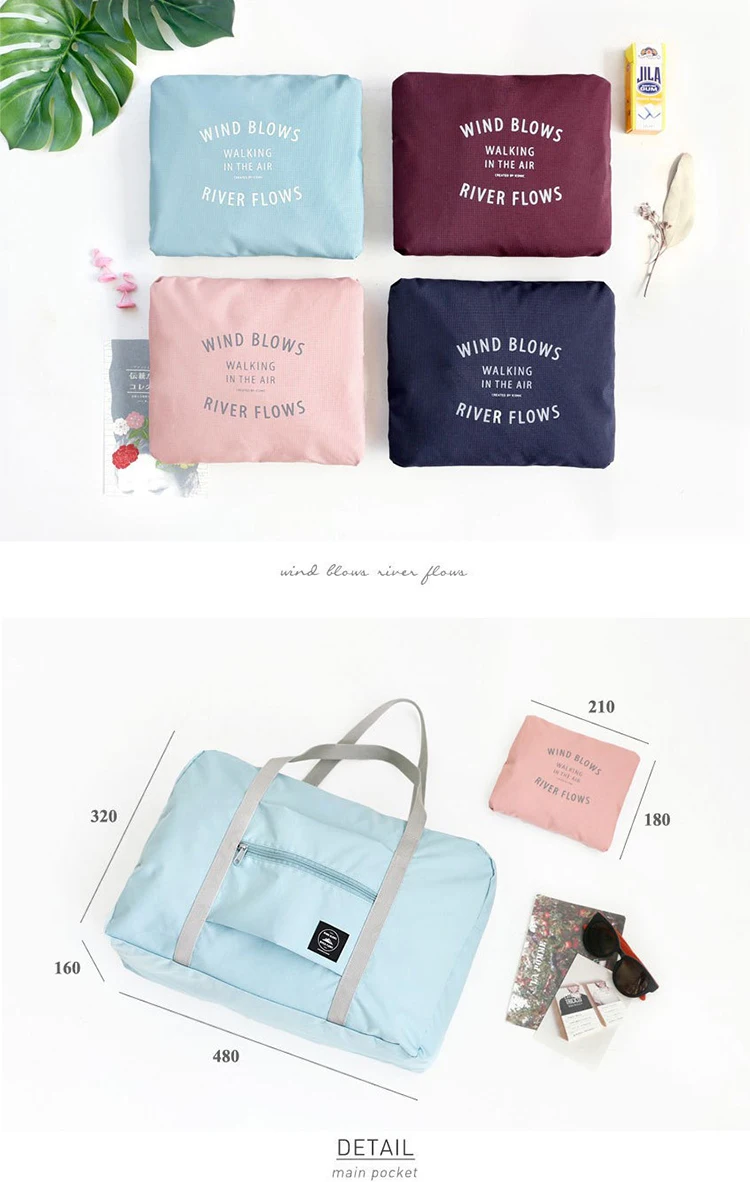 Bag for Packing Clothes Luggage Travel Foldable Waterproof Duffel Bag