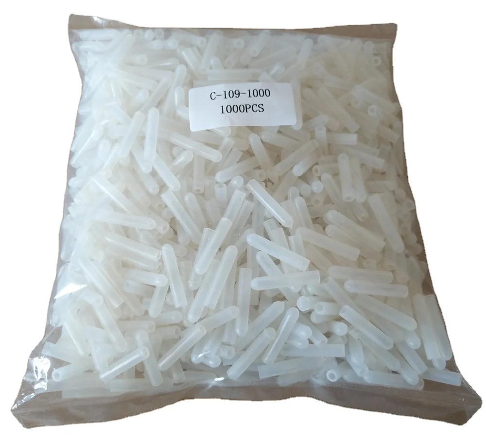 C-109-1000 Clear color rubber masking silicone caps for coating