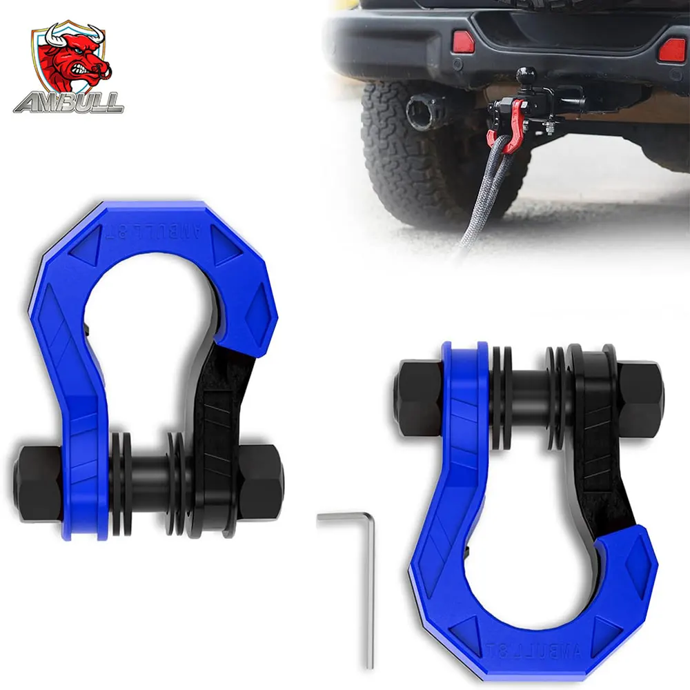 High Quality 4x4 Off Road Trailer 8t Tow D Ring Bow Shackle Hitch Receiver 23t Swl Bolt And Nut With Split Pin For Trailer