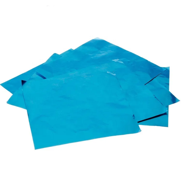 factory different size colored aluminum  foil paper wrapped chocolate