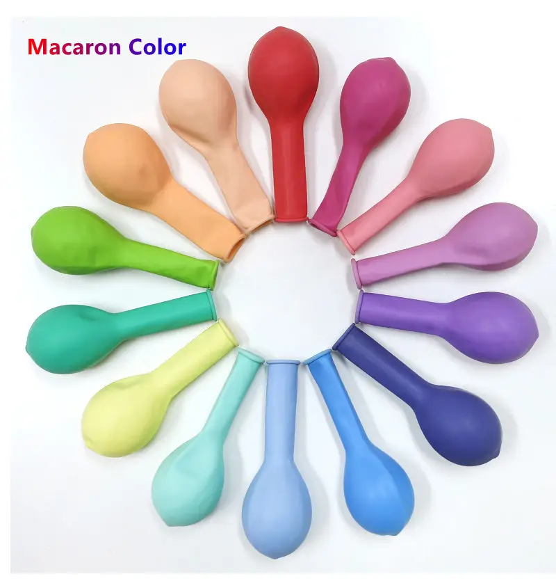 12 Inch Custom Air Latex Wedding Party Balloon Wholesale Decoration Pastel Candy Mcolour Macaroon Balloons In Bulk Latex