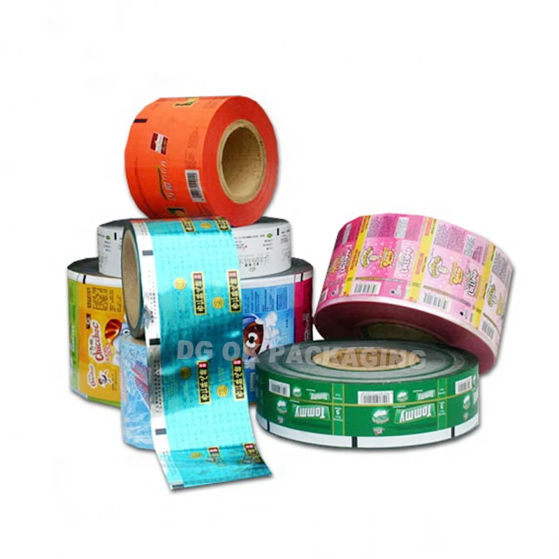 Product Laminated Food Packaging Film Roll Metallized  High Barrier Film Roll Ice Cream Popsicle Packaging Plastic Film Roll