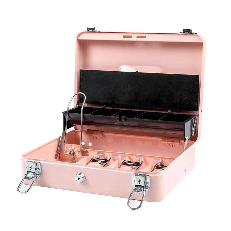 Металлический банк для экономии денег коробка монет в гуандуне замок безопасности наличных дома и