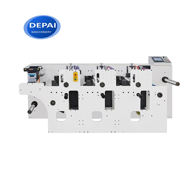 Horizontal type digital Automatic flexography printing machine 4 colors flexographic flexo label printing machine
