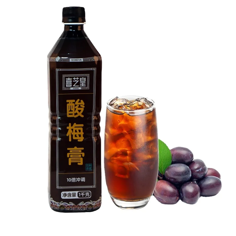 Сок, сырье, сироп, сливовый концентрированный кислый Темный сливовый флакон, упаковка, низкий минимальный объем, индивидуальный Полупостоянный сок, 1 л