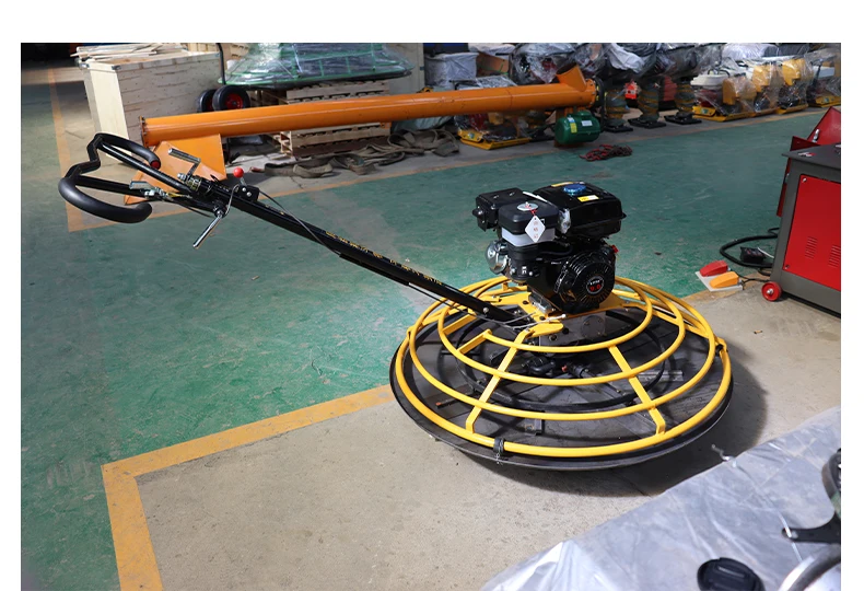 Hand Push Gasoline Trowel Petrol Powered Trowel Concrete Pavement Polisher