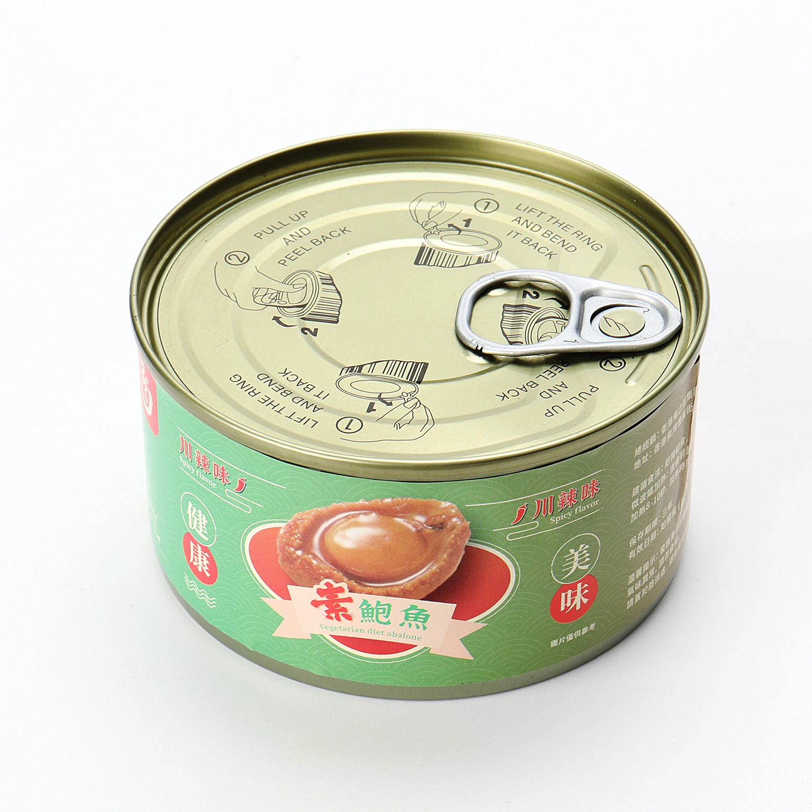 Wholesale of cheap Chinese canned abalone with spicy flavor