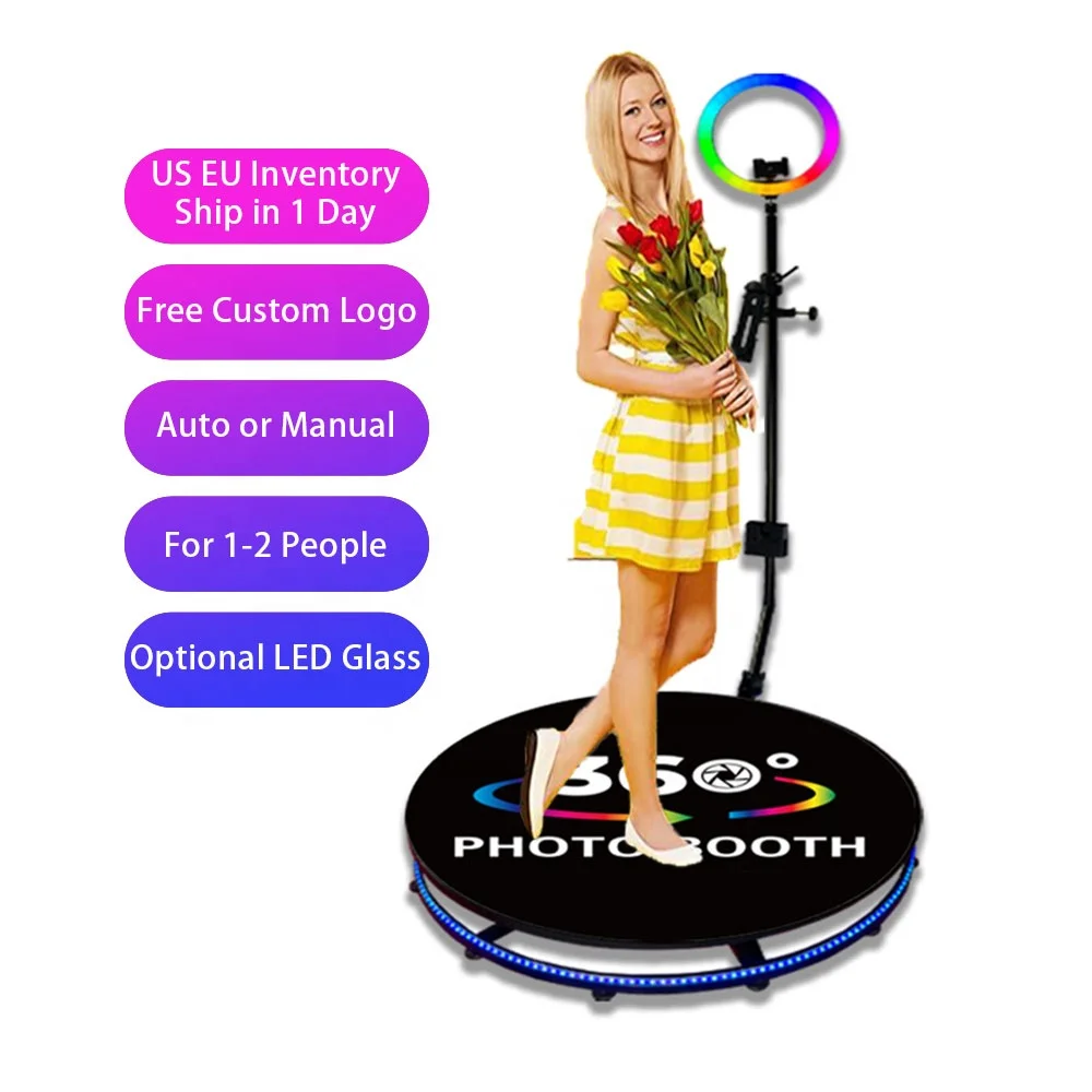 Event Accessories Photography Booth Spin Camera 360 Photo Booth Machines for Small Businesses Disco Photo Machine 360