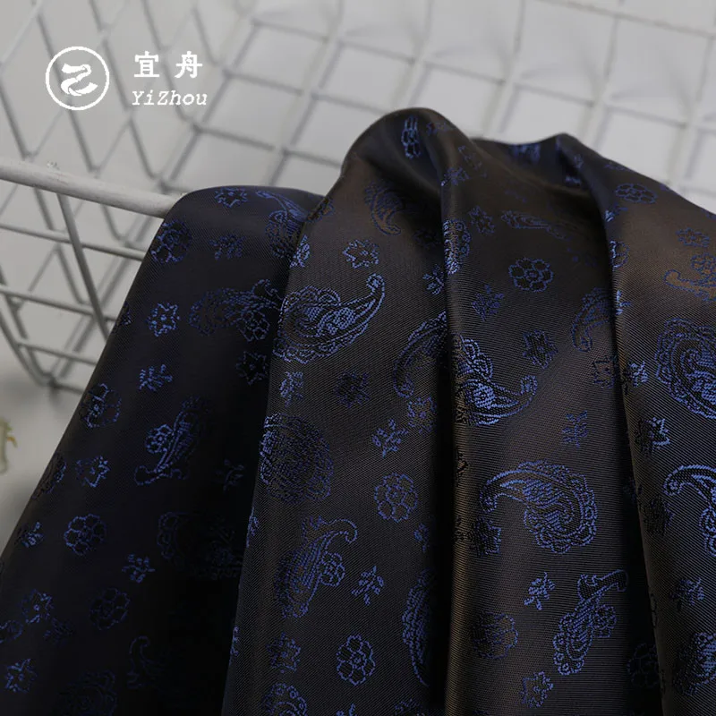 55% polyester 45% viscose lining fabric for mens suits which can custom logo