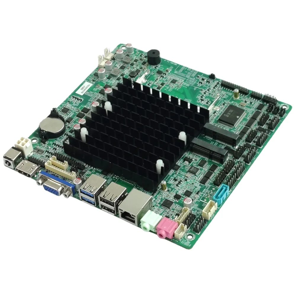 Четырехъядерный процессор M219H 2 0 ГГц J1900 Linux Ubuntu Android 10 * COM 3 RS485 LAN EDP LVDS 17x17 Mini-itx материнская