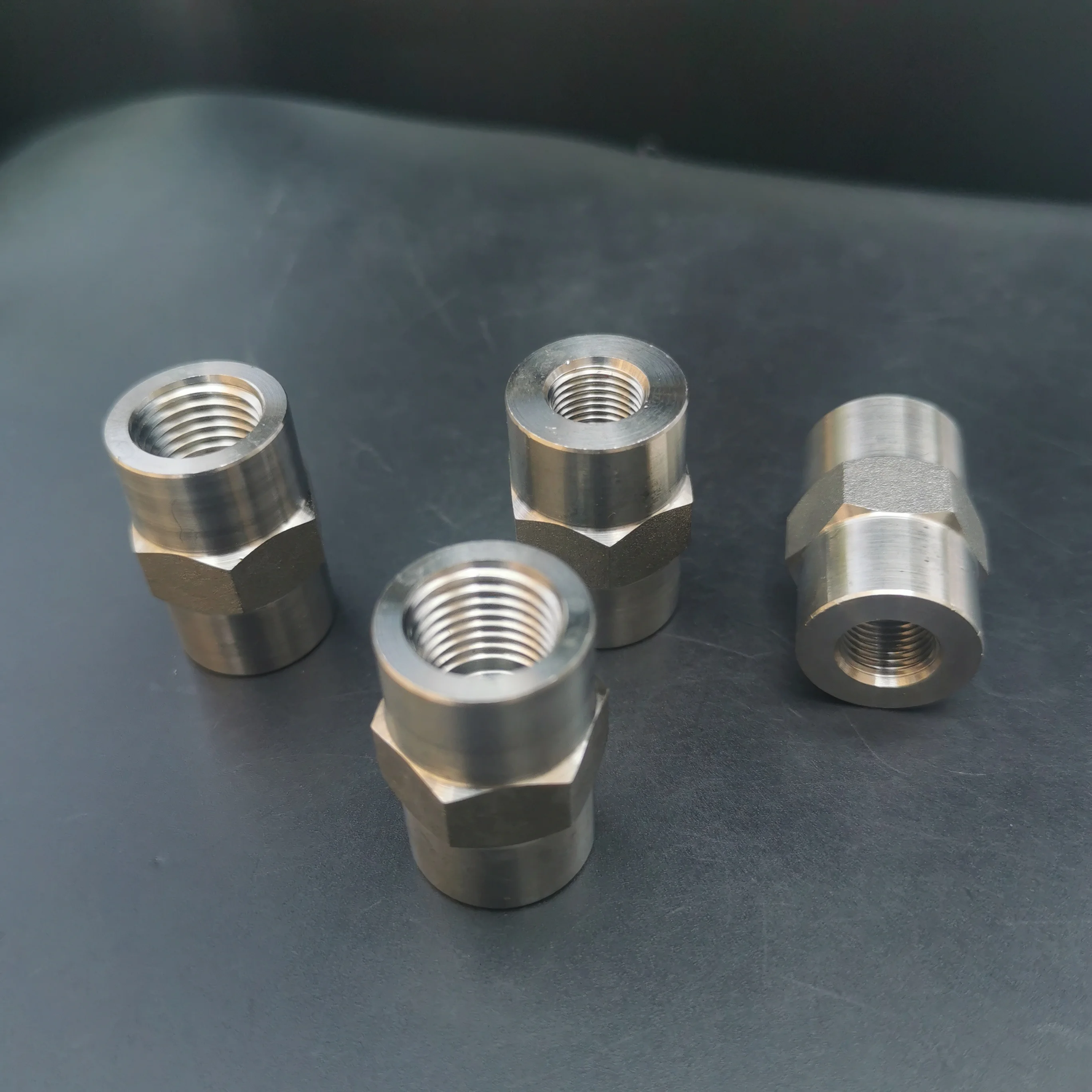 Stainless Steel  304/316L BSP/BSPT/BSPP/NPT Hex Coupling adaptor