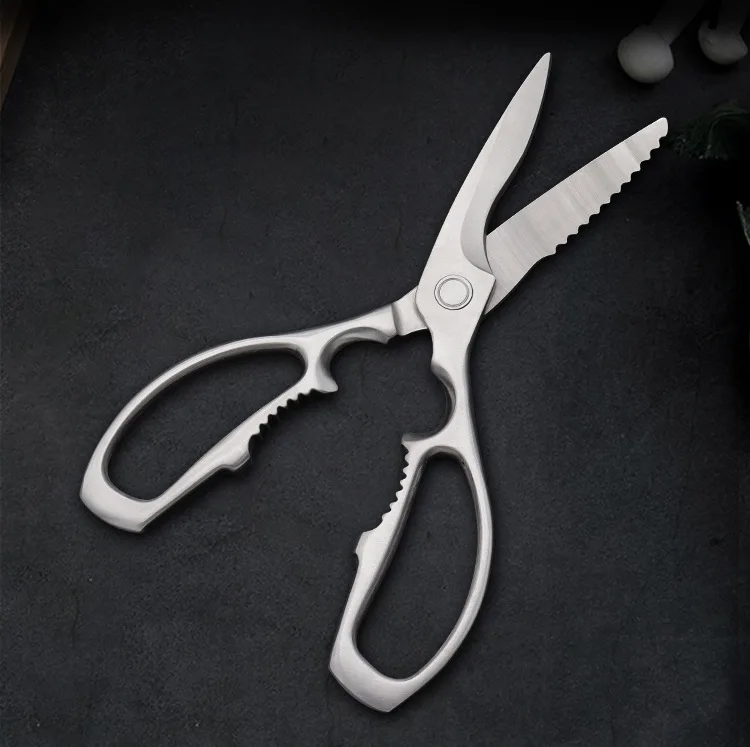 8 inch Easy Cleaning Poultry Shear Multipurpose Stainless Steel Sharp Kitchen Scissors