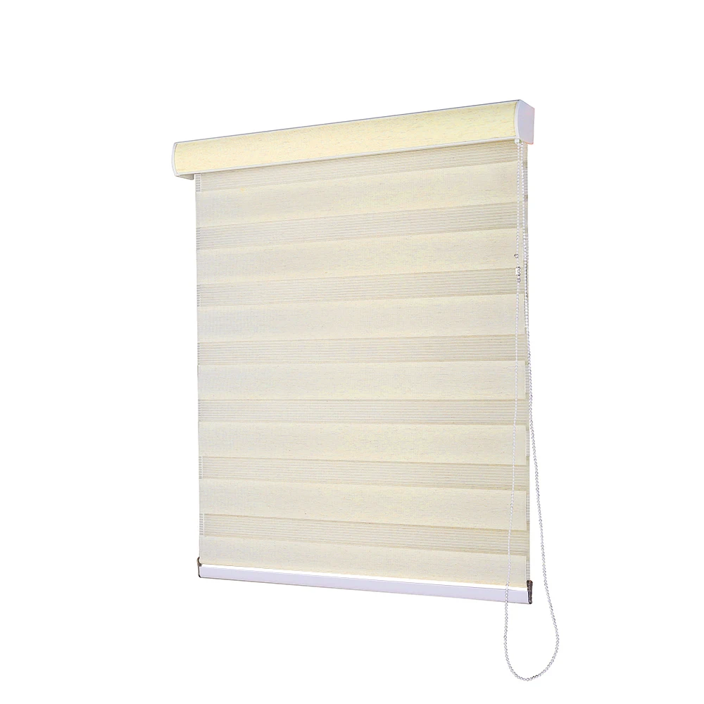Custom Comfortable Ready Made Indoor Chain Zebra Blackout Roller Blind
