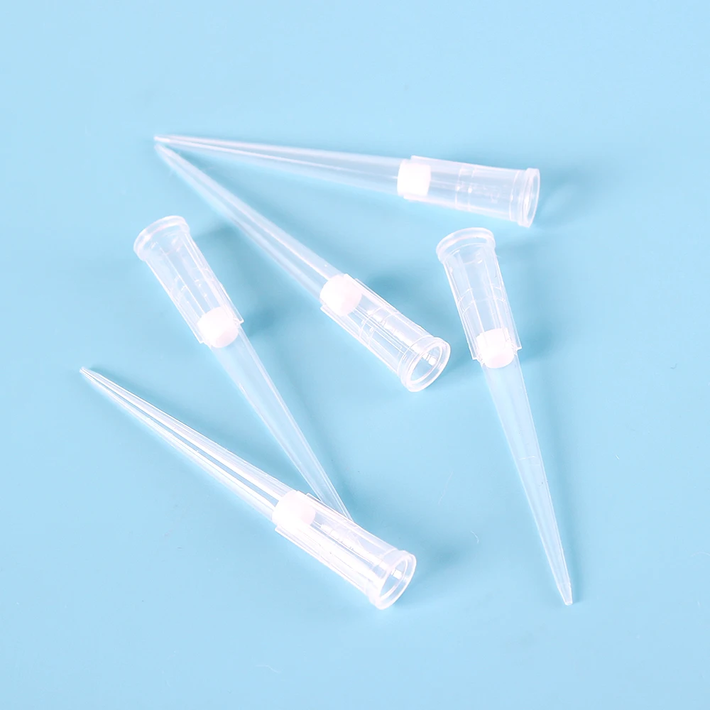 Lab Sterilized 100 ul Different Sizes Filter Tips Pipette Long Micropipette
