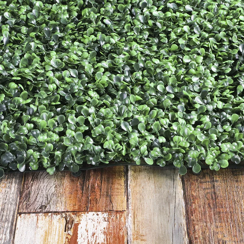 A-507 Custom Outdoor Greenery Hedges Decor Vertical Artificial Green Plant Grass Wall
