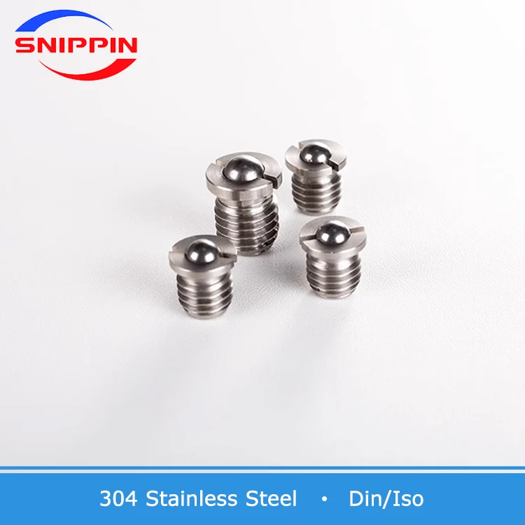 Positioning Beads 304 Stainless Steel Thread Flange Spring Ball Plunger Bead Wave Screw with Pressure Set M5 M6 M8 M10 M12 M16