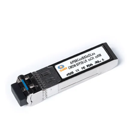 25G SFP28 CWDM Transceivers 1270nm-1371nm 1471nm-1571nm 10km Fiber Optic Transceiver Module