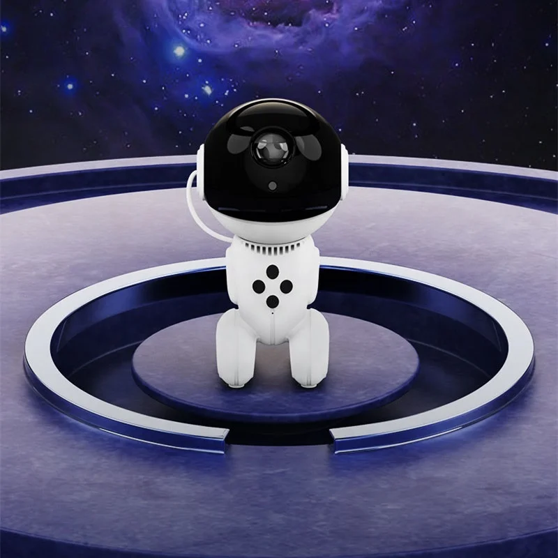 Lonvel Star Dream Robot Projector LED Laser Light Mini Robot Lamp 360 Degree Night Light Starry Sky Projection LED Table Lamp
