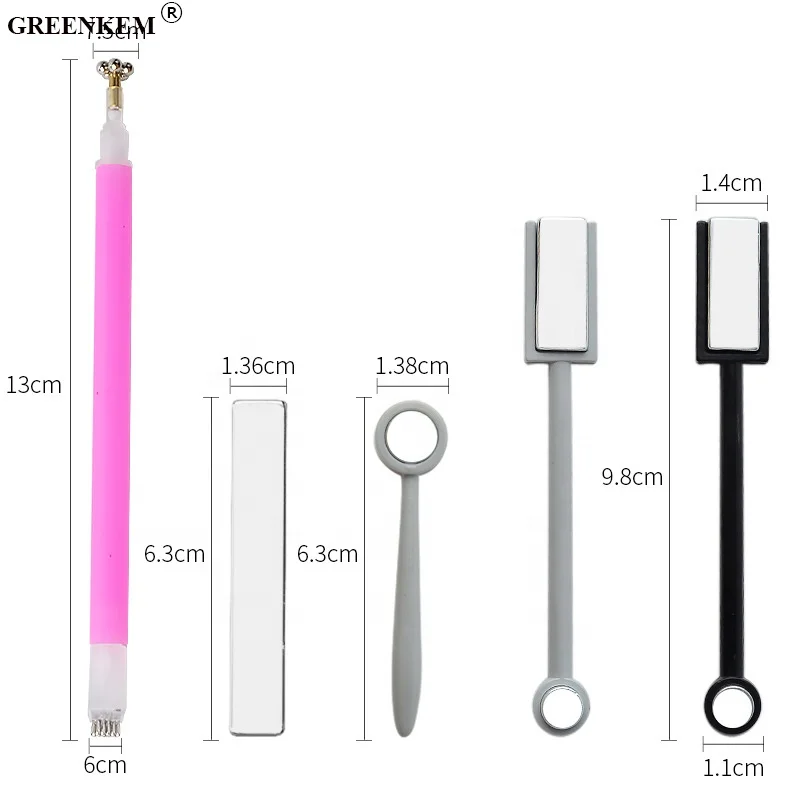 Multifunction Cat Eye Gel Strong Effect Magnet For Nail Art 16 Styles Double Head 3D Effect Magnetic Nail Art Tool