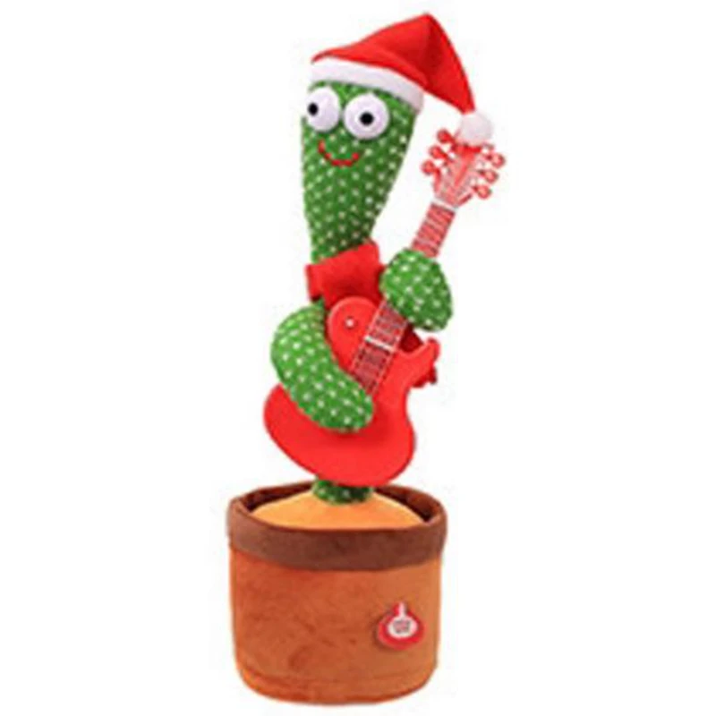 Hot Sales Dancer Manufacturers Plush Soft Doll  Dancing Cactus Toy Singing Songs Rechargeable