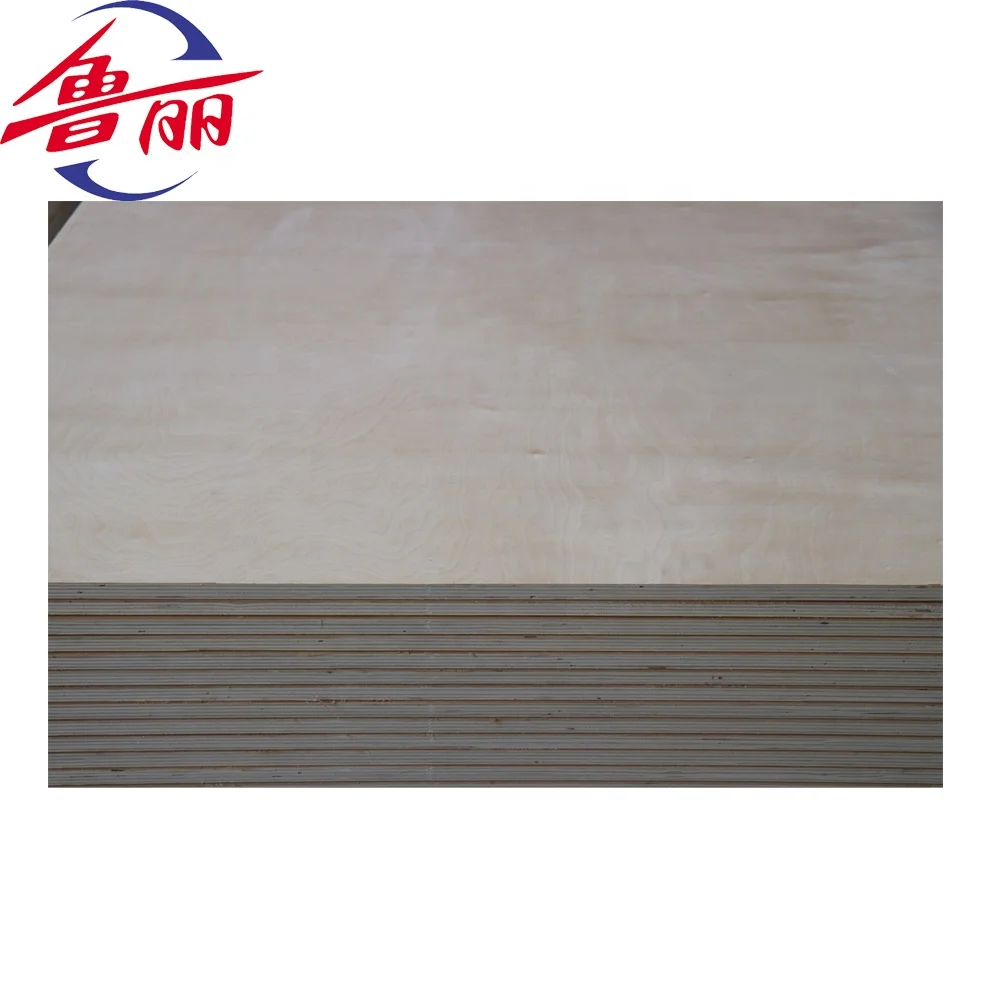 Luli1220x2440mm Wooden/ White Color Double Sides 18 mm Melamine Laminated Plywood
